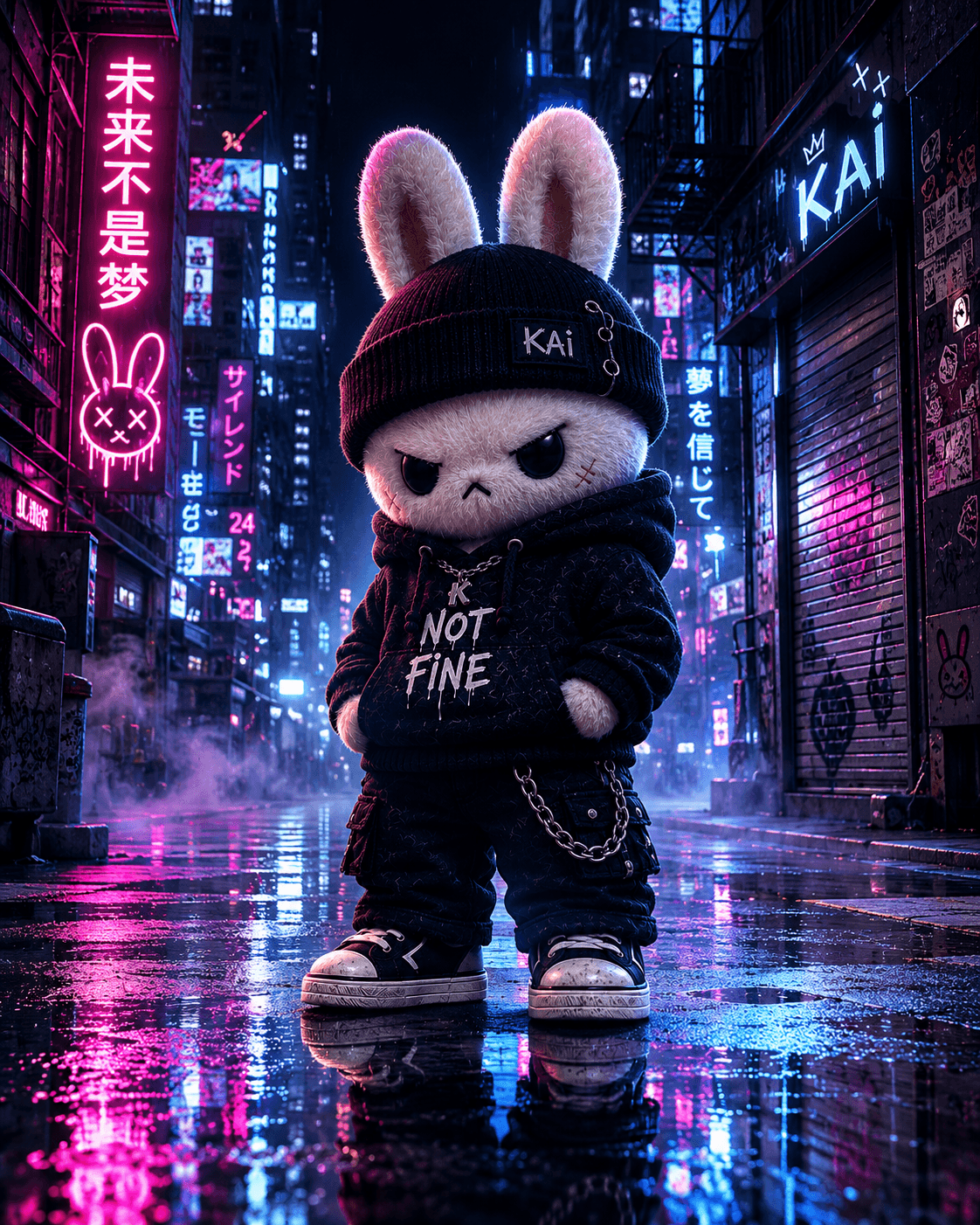 Neon City Night